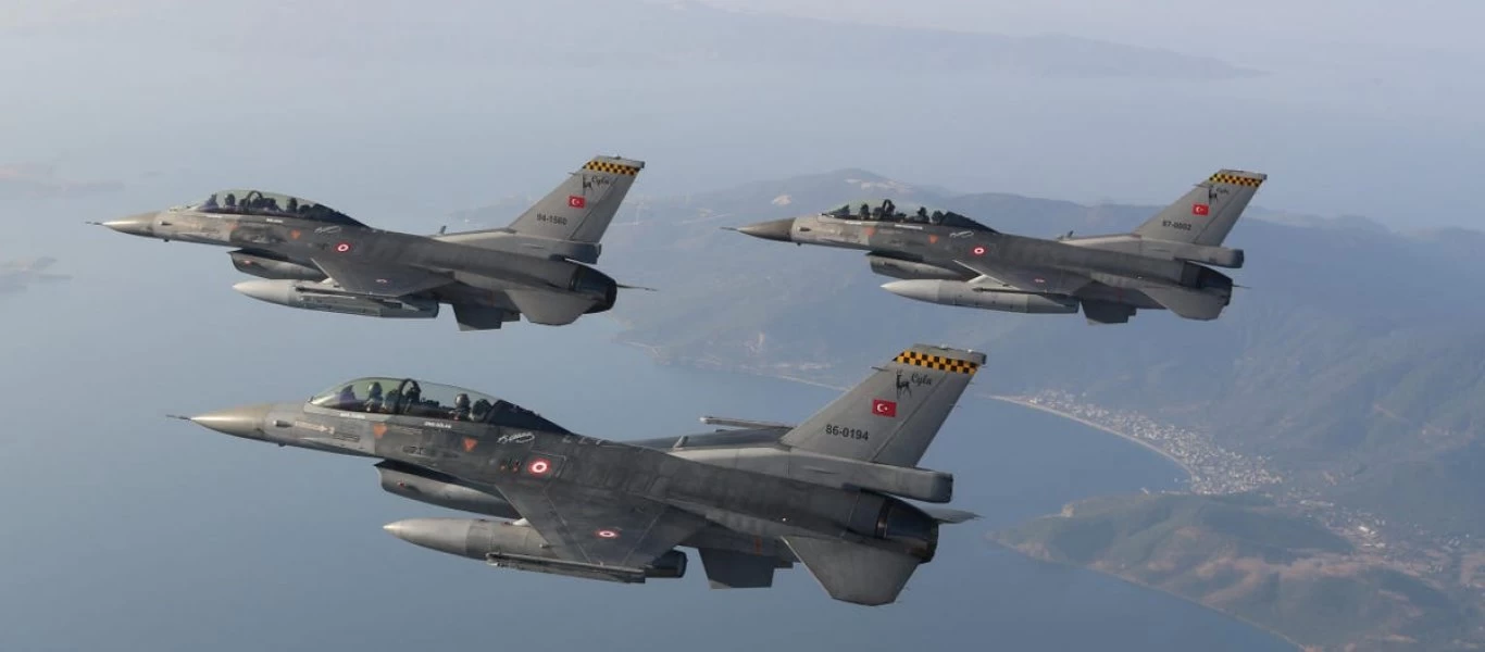 Μαχητικά αεροσκάφη έστειλε η Άγκυρα να πετάξουν πάνω από τα Κατεχόμενα